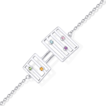 Resmi Galeri görüntüleyicisine yükleyin, Duo Aydınlık Gökkuşağı Bileklik