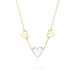Load image into Gallery viewer, Tri-Heart Love Necklace