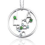 Resmi Galeri görüntüleyicisine yükleyin, Statement Altın Sarılan İsimler Kolye (2,5 cm / 0,98 inç)