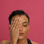 Resmi Galeri görüntüleyicisine yükleyin, Elmas ve Mavi Safir Taşlı Solo Desenli HexaGlow Yüzük