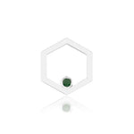 Load image into Gallery viewer, Solo HexaGlow Earring with Emerald