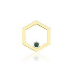 Load image into Gallery viewer, Solo HexaGlow Earring with Emerald