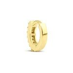 Resmi Galeri görüntüleyicisine yükleyin, Dumanlı Mavi Çift Taraflı Huggie Küpe