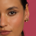 Load image into Gallery viewer, All Heart Reversible Hoop Earring