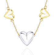 Tri-Heart Love Necklace