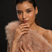 Pırlanta ve London Topazlı Evil Eye Yüzük 