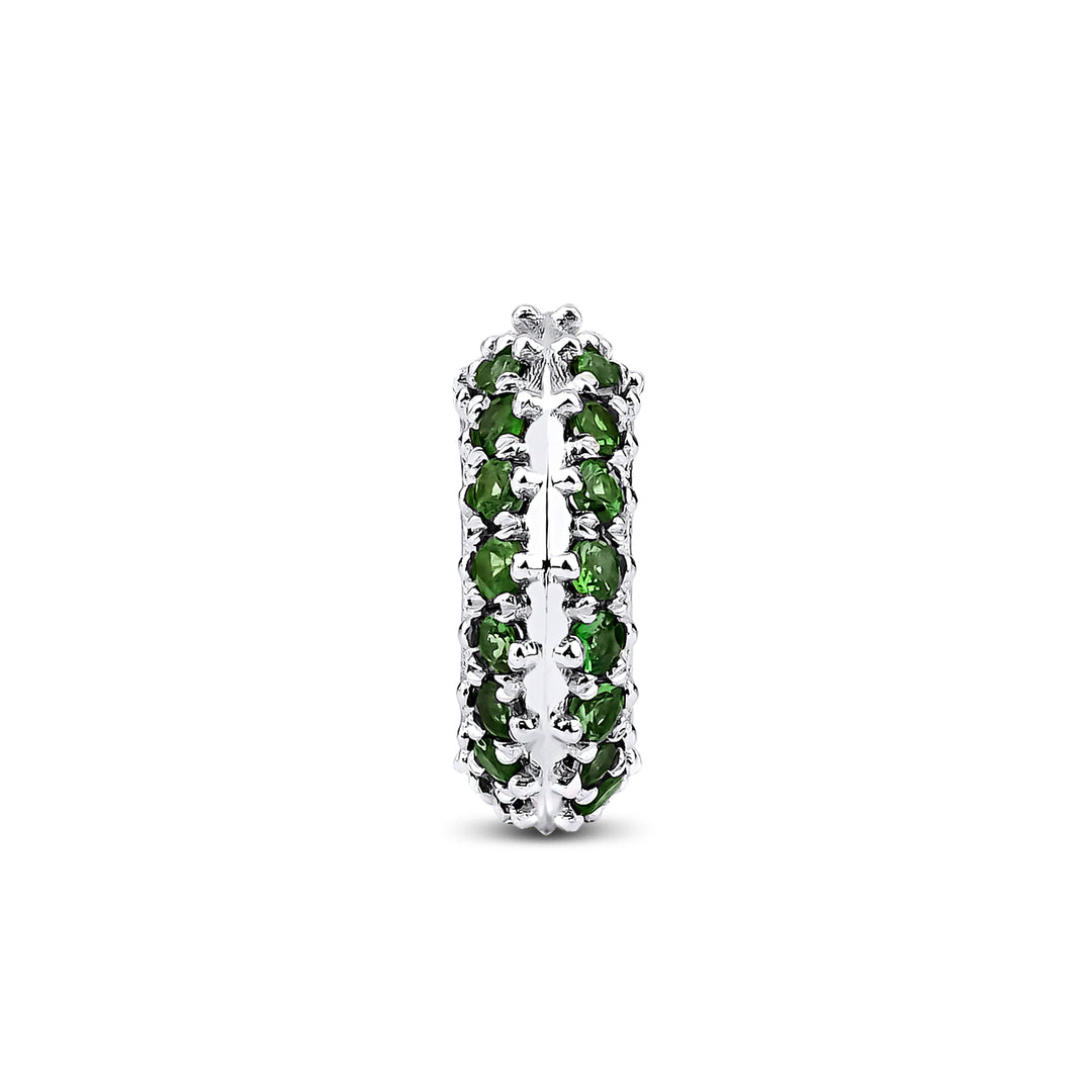 Prismatic Earring with Tsavorite