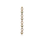 Load image into Gallery viewer, Long Flow of Drops Earring with Tsavorite and Peridot
