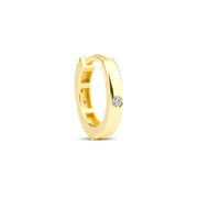 Elmaslı (İnce) Çift Taraflı Rüya Halka Küpe