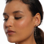 Load image into Gallery viewer, Short Flow of Drops Earring with Tsavorite and Peridot
